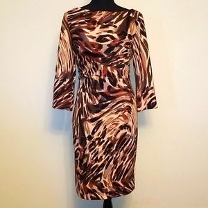 Jessica Howard Animal Print Dress